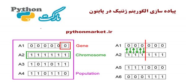 پیاده سازی الگوریتم ژنتیک در پایتون